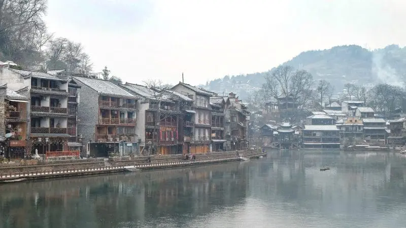 鳳凰古城沱江吊腳樓