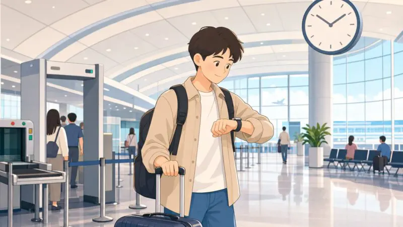 台灣旅客提早抵達大陸機場,預留安檢與登機時間