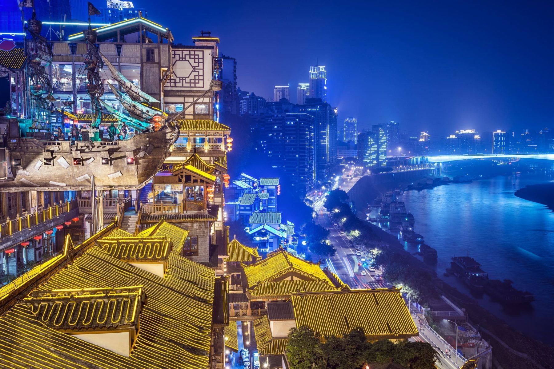 洪崖洞夜景