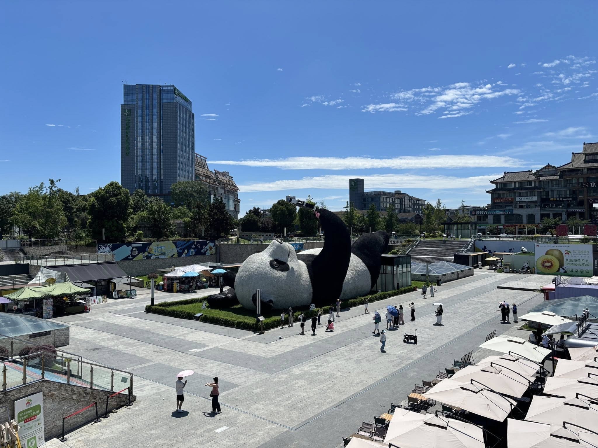 仰天窩廣場(自拍熊貓)