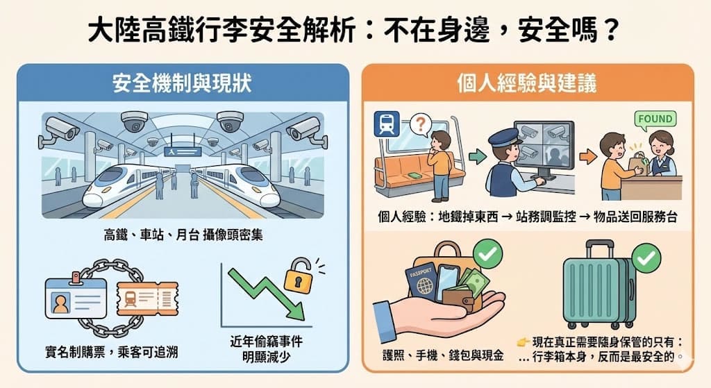 高鐵行李防盜與車廂安全攝像頭