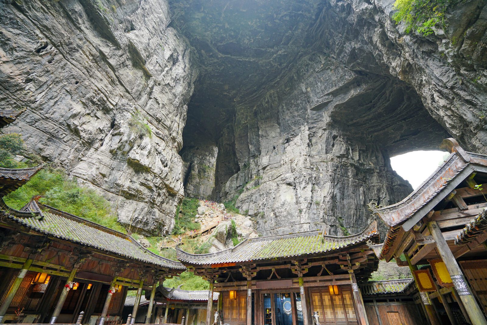 重慶武隆天生三橋喀斯特峽谷與天福官驛