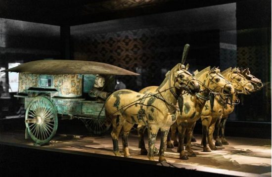 秦始皇帝陵博物院銅車馬展品