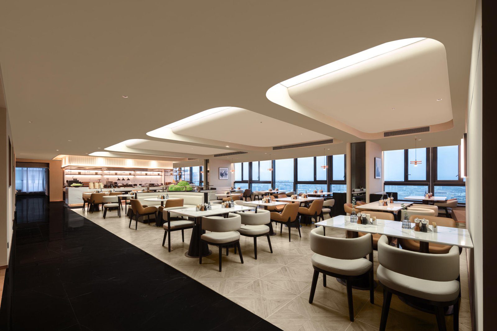 廈門高崎機場雲頂北路亞朵S酒店自助早餐用餐區
