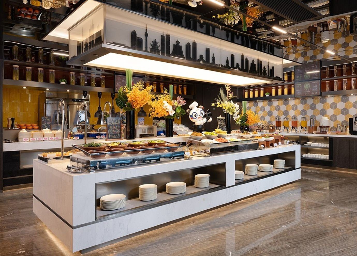 早餐自助餐檯