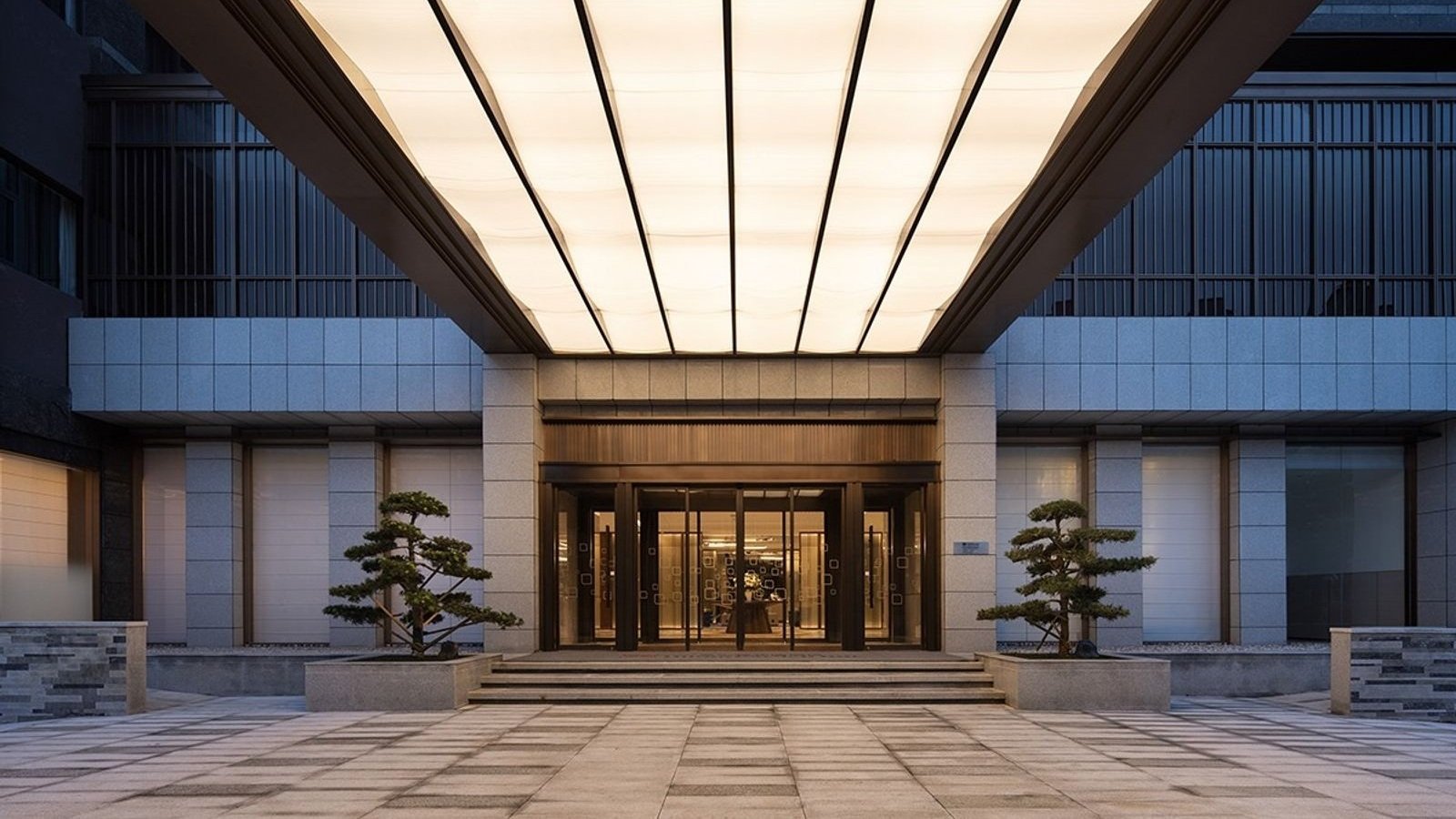 成都金沙遺址博物館希爾頓花園酒店本館入口外觀