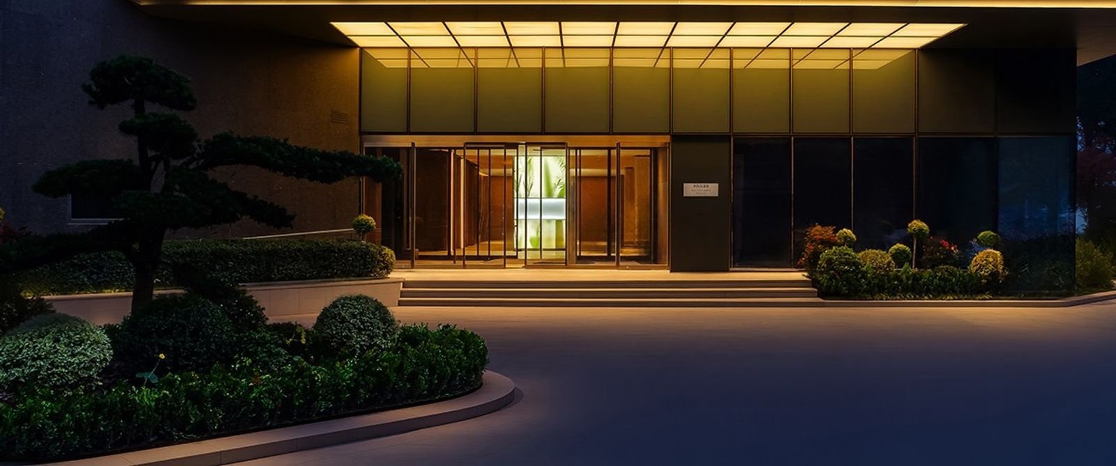 上海漕河涇開發區潤昇希爾頓花園酒店本館入口門廊