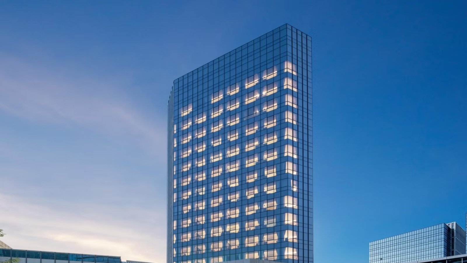 北京亦莊通明湖智選假日酒店本館主樓外觀