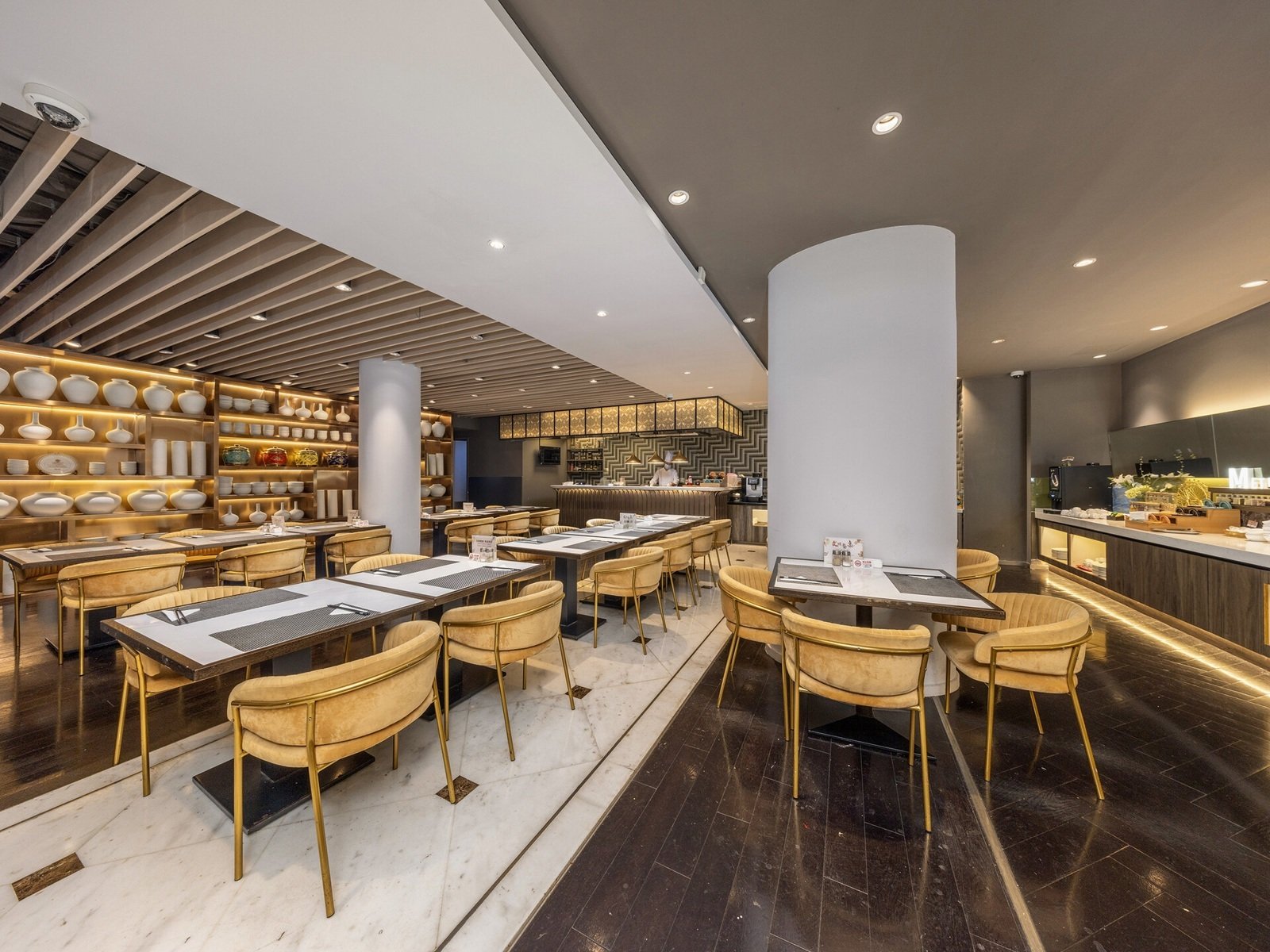 餐廳座席與取餐區