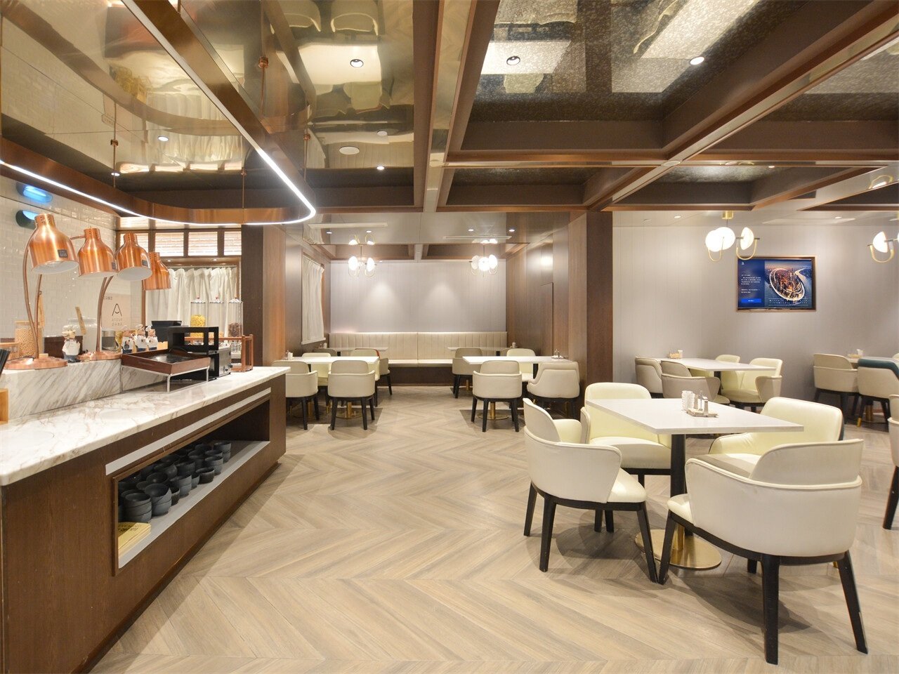 餐廳座席與取餐區