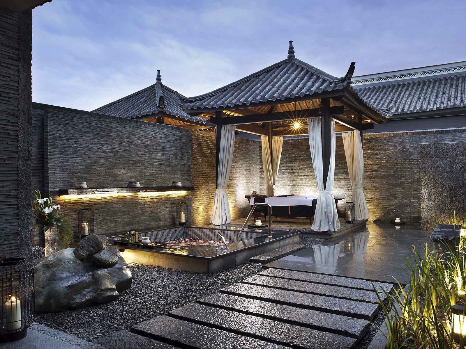 水療中心戶外庭院